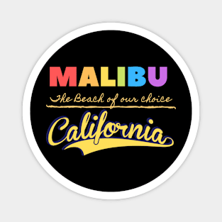 Malibu beach California City holiday Magnet